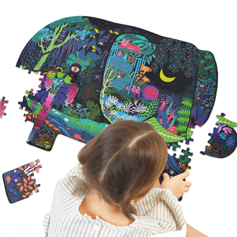 Mideer - Huge Animal Shaped Puzzle (Elephant dream)