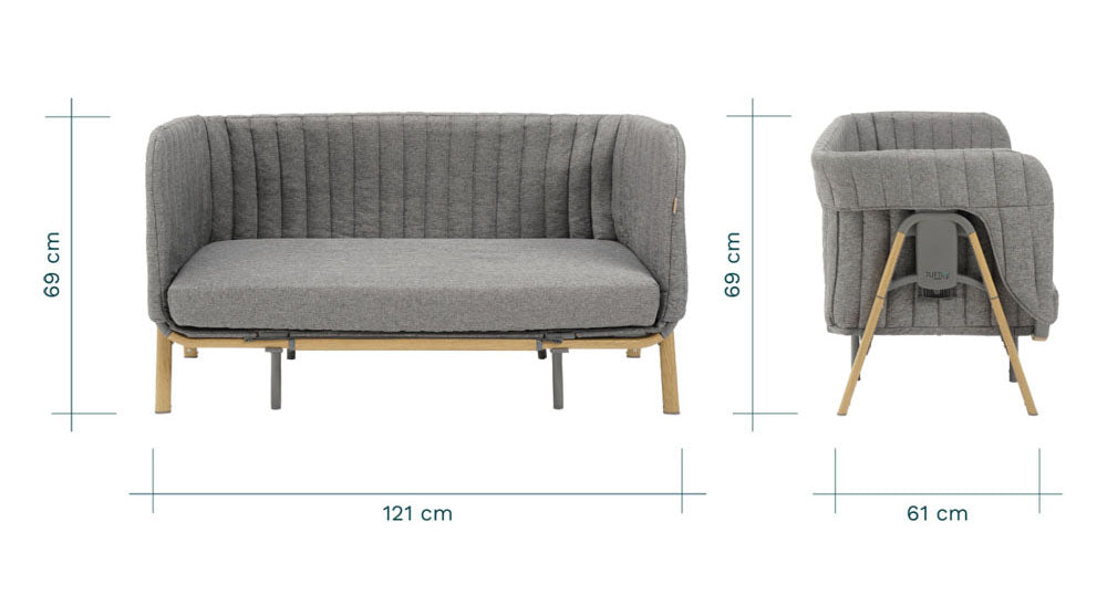 Tutti Bambini - CoZee XL 兒童床及沙發擴展包 (121cm x 61cm) (不能單獨使用,需另備有 CoZee XL 基本號) (2盒部件)