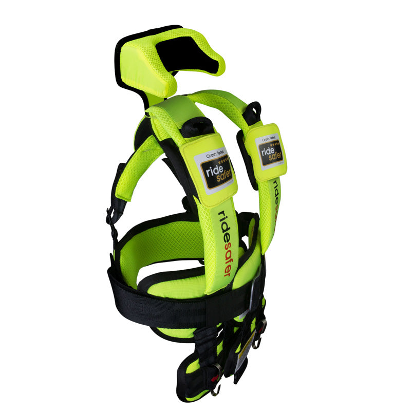 RideSafer - GEN5 穿戴式可摺叠汽車兒童安全座椅(黑色)細碼