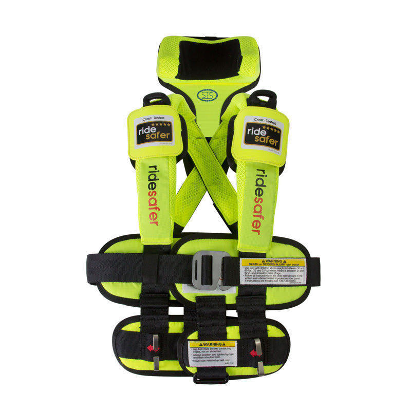 RideSafer - GEN5 穿戴式可摺叠汽車兒童安全座椅(黑色)細碼