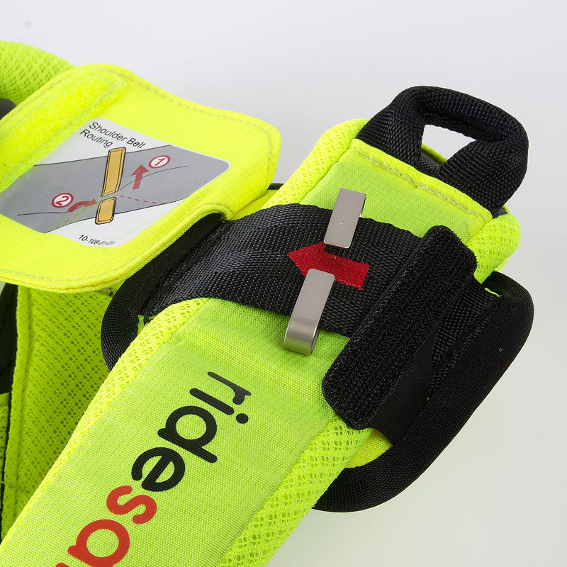 RideSafer - GEN5 穿戴式可摺叠汽車兒童安全座椅(黑色)細碼