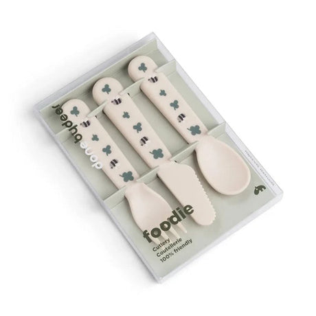 Done by Deer - Foodie cutlery set Tiny farm Sand
