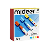 Mideer - 圓頭印章可水洗彩色筆 (12色)