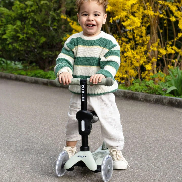 Micro - Mini Micro Rock & Go Deluxe LED 4 in1 with indoor rocker(1-6yrs.old)【Pre order now! Delivery after 7 working days】