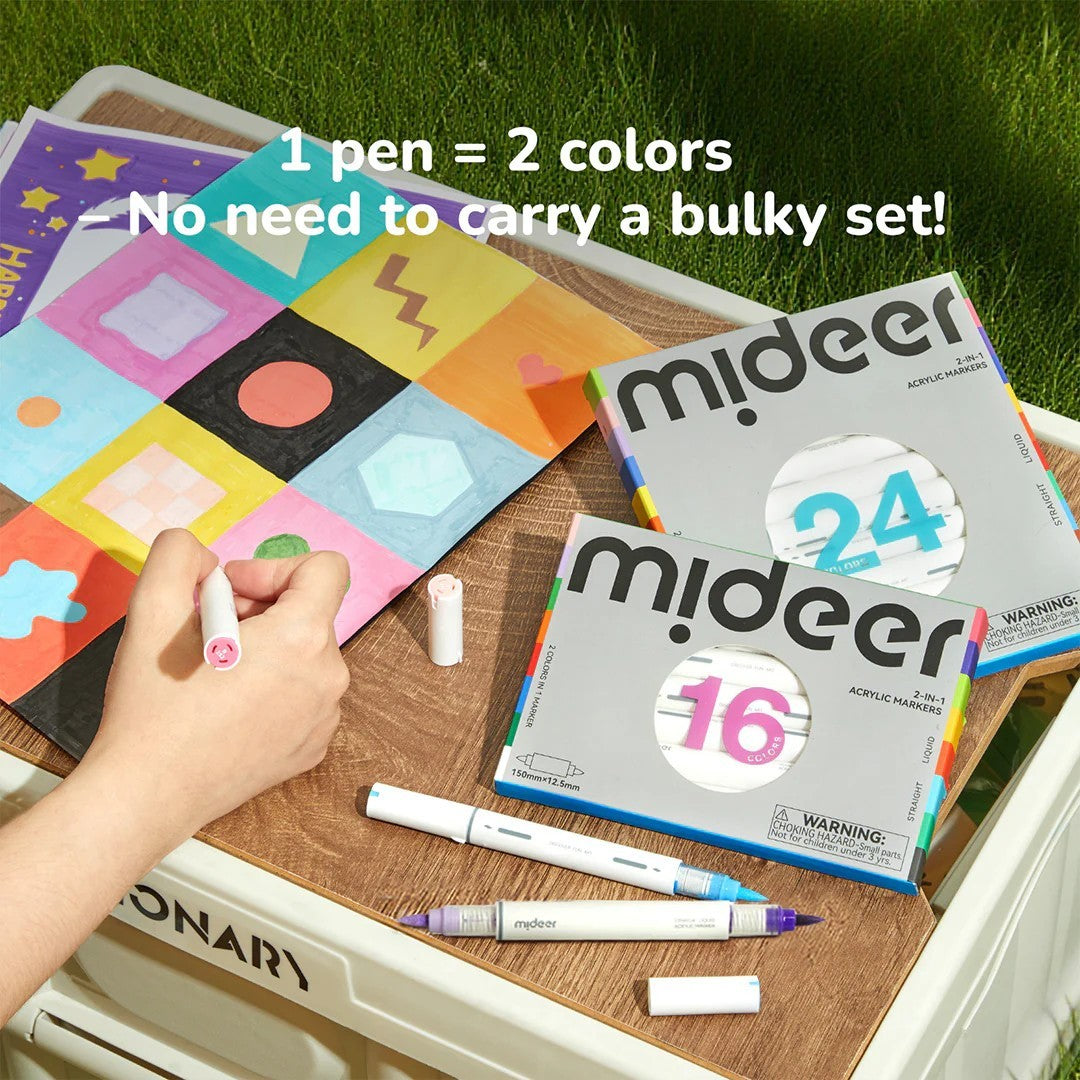 Midder - 2-In-1 Acrylic Markers