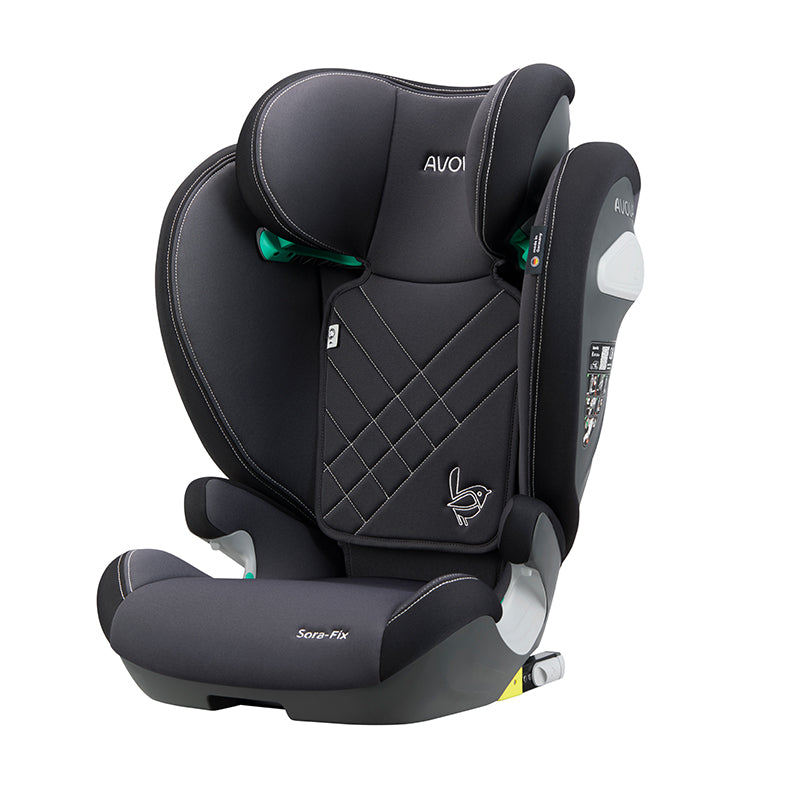 Avova - Sora-fix Car Seat (Grey & Black)