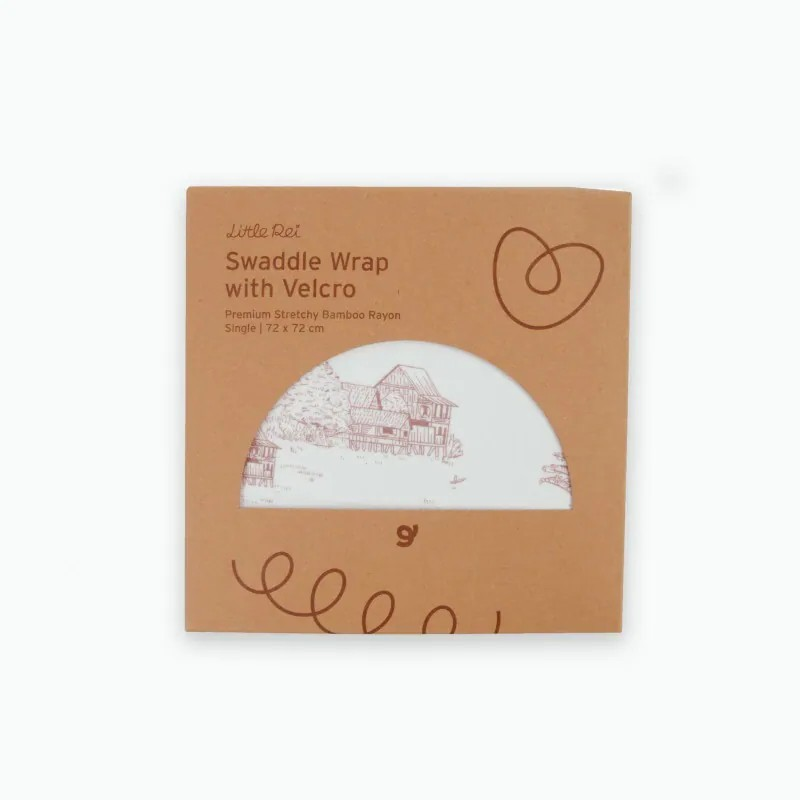 Little Rei - 嬰兒包巾 魔術貼款 (72X72CM)
