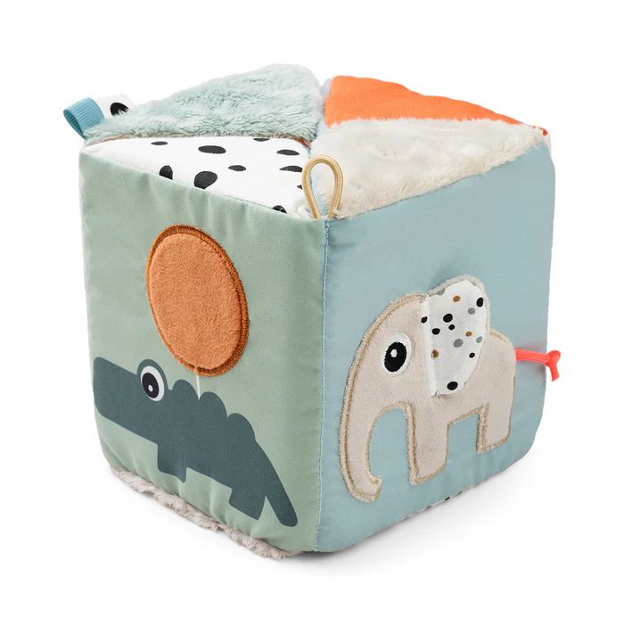 Done by Deer - Fold Out Sensory Cube Deer Friends Colour Mix