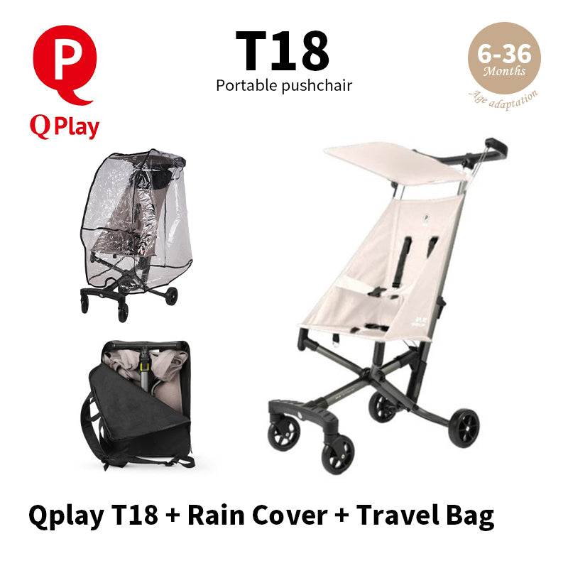 Qplay - T18 輕便嬰兒推車旅行三件套