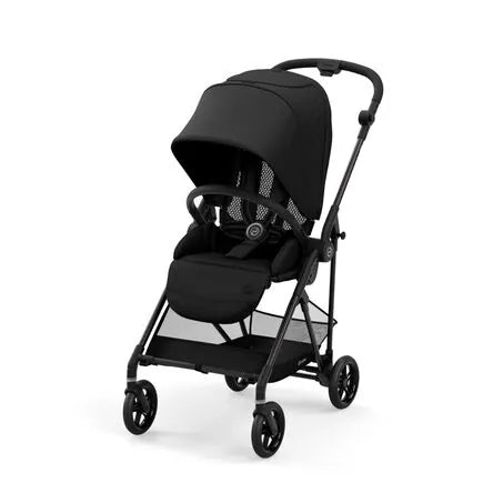 Cybex - Melio Carbon嬰兒手推車(深黑色)