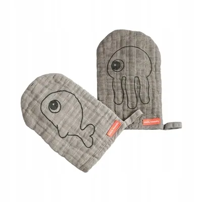 Done by deer - Wash cloth 2-pack (Sea Friends)