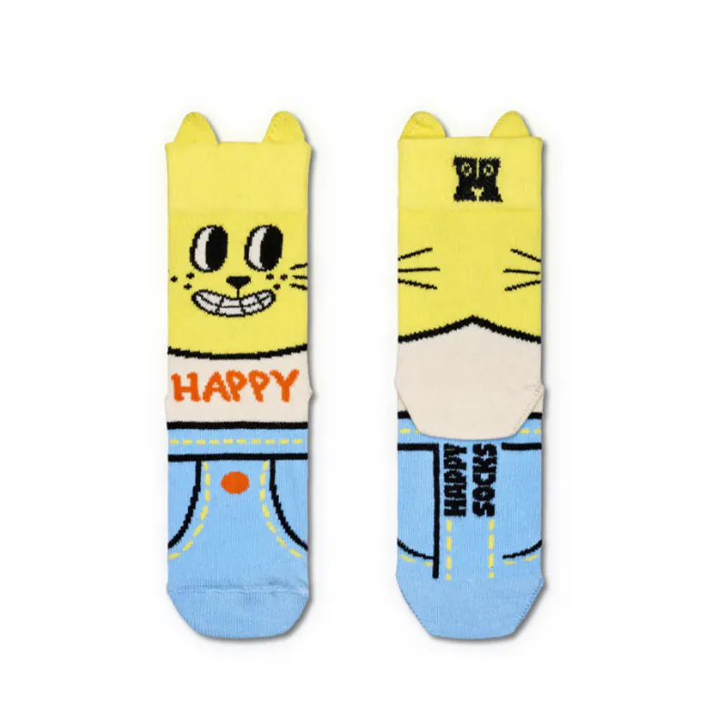 Happy Socks - 兒童襪 小貓