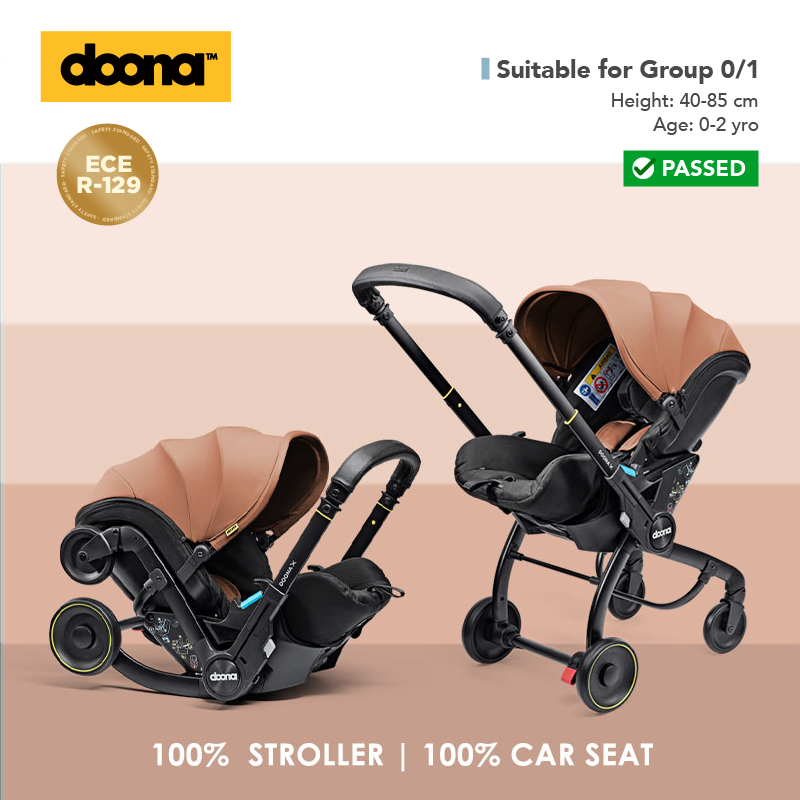 Doona X - 汽車安全座椅 & 嬰兒車 (赤陶紅)