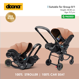 Doona X - 汽車安全座椅 & 嬰兒車 (赤陶紅)