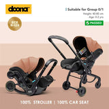 Doona X - 汽車安全座椅 & 嬰兒車 (赤陶紅)【立即預定！約10月中出貨】