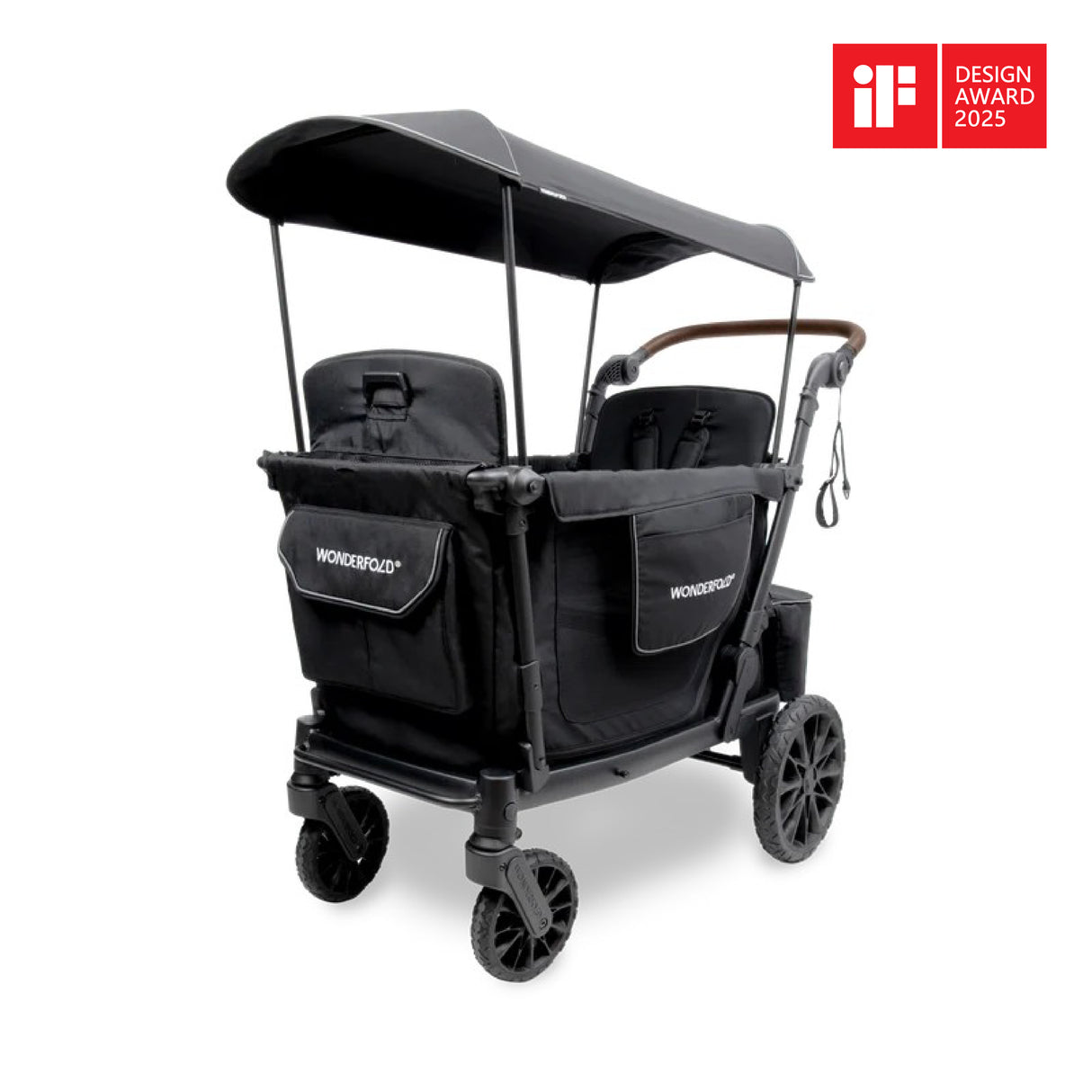 Wonderfold - L2 Double Seater Stroller Wagon (Black)
