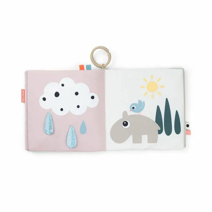 Done by Deer - Tummy Time Soft Book Deer Friends Colour Mix