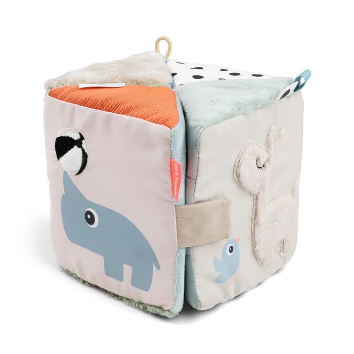 Done by Deer - Fold Out Sensory Cube Deer Friends Colour Mix