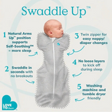 Love To Dream - Swaddle Up™ Original White Dreamer Medium (13-19lbs)