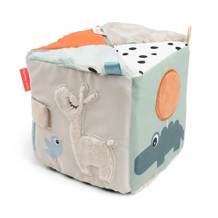 Done by Deer - Fold Out Sensory Cube Deer Friends Colour Mix