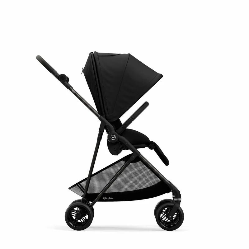 Cybex - Melio Carbon嬰兒手推車(深黑色)