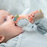 Done by Deer - Sensory rattle mirror set Celebration Colour mix