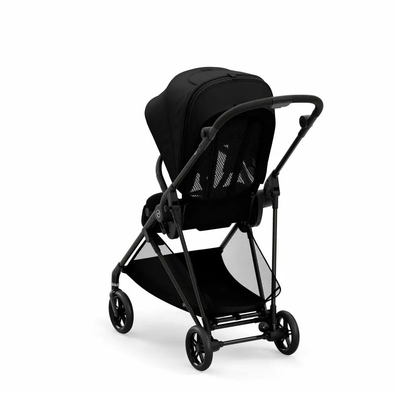 Cybex - Melio Carbon嬰兒手推車(深黑色)
