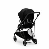 Cybex - Melio Carbon嬰兒手推車(深黑色)