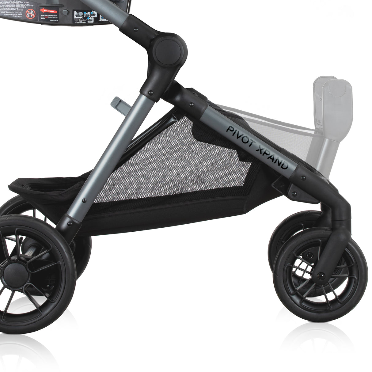 Evenflo - Pivot Xpand Modular Travel System with LiteMax Infant Car Seat (Ayrshire Black)