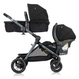 Evenflo - Pivot Xpand Modular Travel System with LiteMax Infant Car Seat (Ayrshire Black)