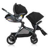 Evenflo - Pivot Xpand Modular Travel System with LiteMax Infant Car Seat (Ayrshire Black)