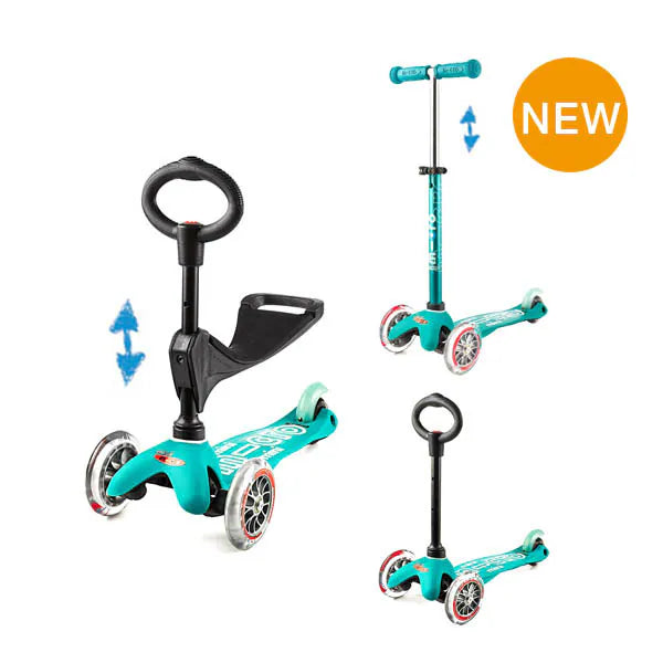 Micro - Mini Micro 三合一豪華滑板車 (1.5-5歲)【立即預訂！7個工作天後出貨】