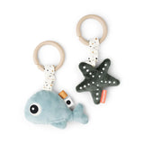 Done by Deer - Wally Hanging activity toy 2 pcs (Blue)