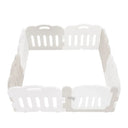 Caraz -7+1 Kibel Baby Room Fence  Set Cozy Beige + White  (148 * 148cm)(excluding floor mat)
