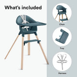 Stokke - Clikk™Highchair( Bamboo chair legs)