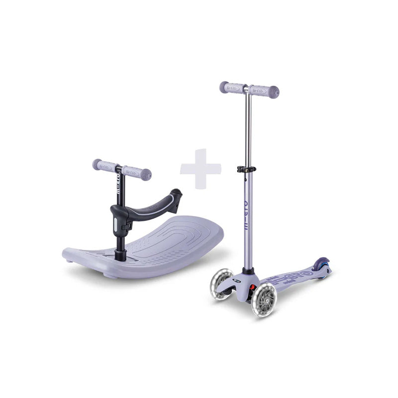 Micro - Mini Micro Deluxe 6-in-1 Rock & Go LED Scooter (1-6 years)【Pre order now! Delivery after 7 working days】