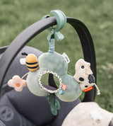 Done by Deer - Activity mirror w/clip Tiny farm Green