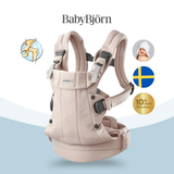 Babybjorn - 混色編織Harmony 嬰兒揹帶(淺粉色)