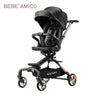Bebe Amico - X7輕奢小休旅雙向手推車 (360°旋轉換向) (黑色)
