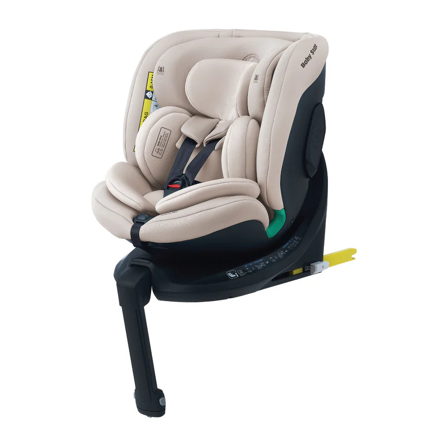 Baby Star - Sedona 360 i-Size ISOFIX 成長型安全座椅 – 沙色