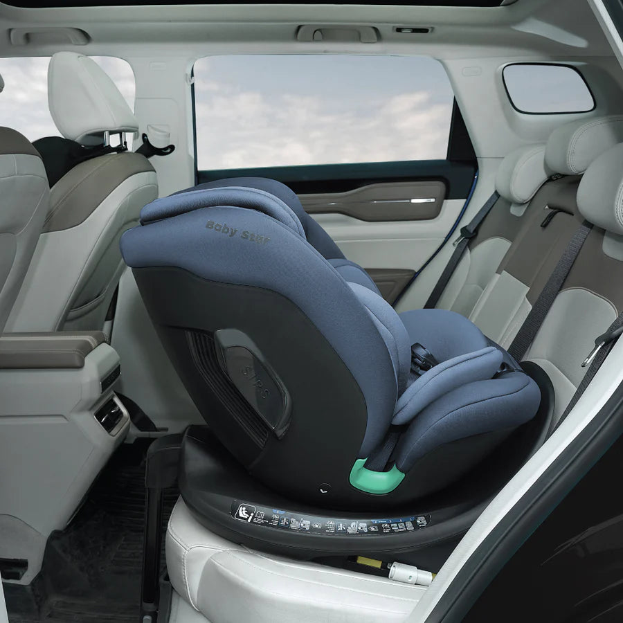 Baby Star - Sedona 360 i-Size ISOFIX 成長型安全座椅 – 太空藍