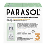Parasol - Clear+Dry™ Natural Diapers Size 3/M - 64pcs