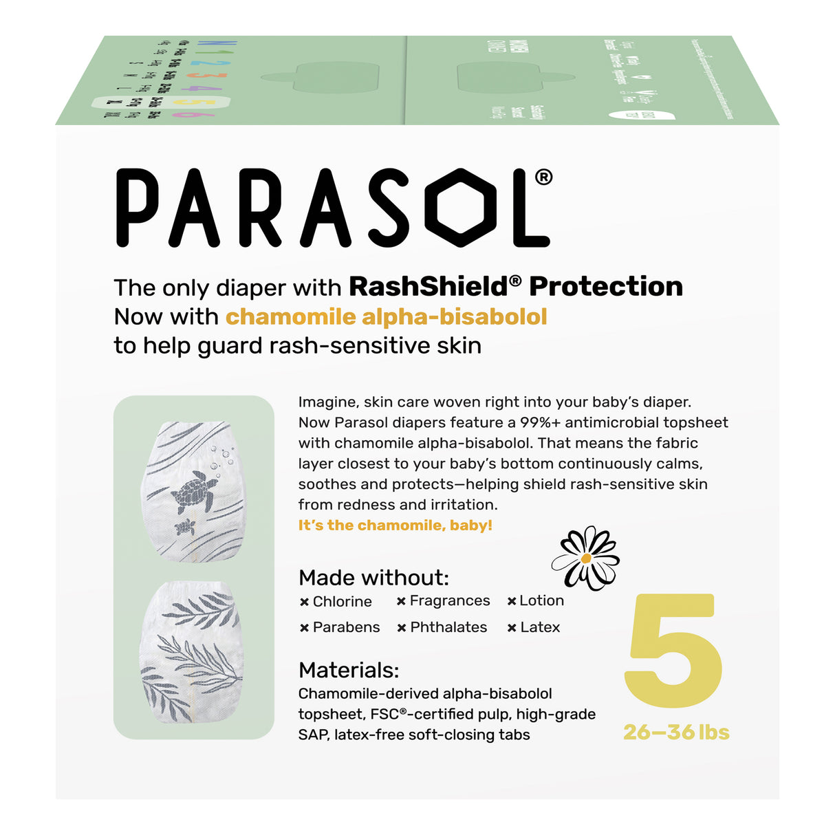 Parasol - Clear+Dry™ Natural Diapers 