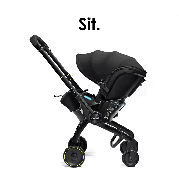 Doona X -  Car Seat & Stroller (Nitro Black)