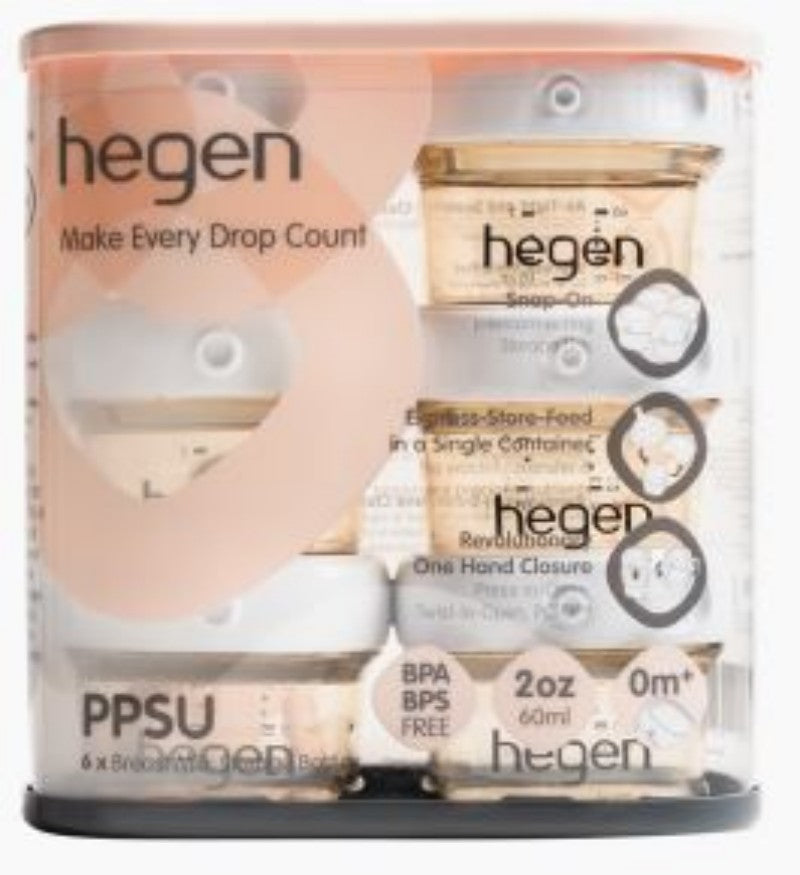 Hegen - PPSU多功能收納瓶 60ml / 2oz (6支裝)