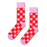 Happy Socks - 成人襪 搖擺格紋 粉色(36-40)