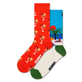 Happy Socks - 成人襪禮盒裝 海灘生活 2件套