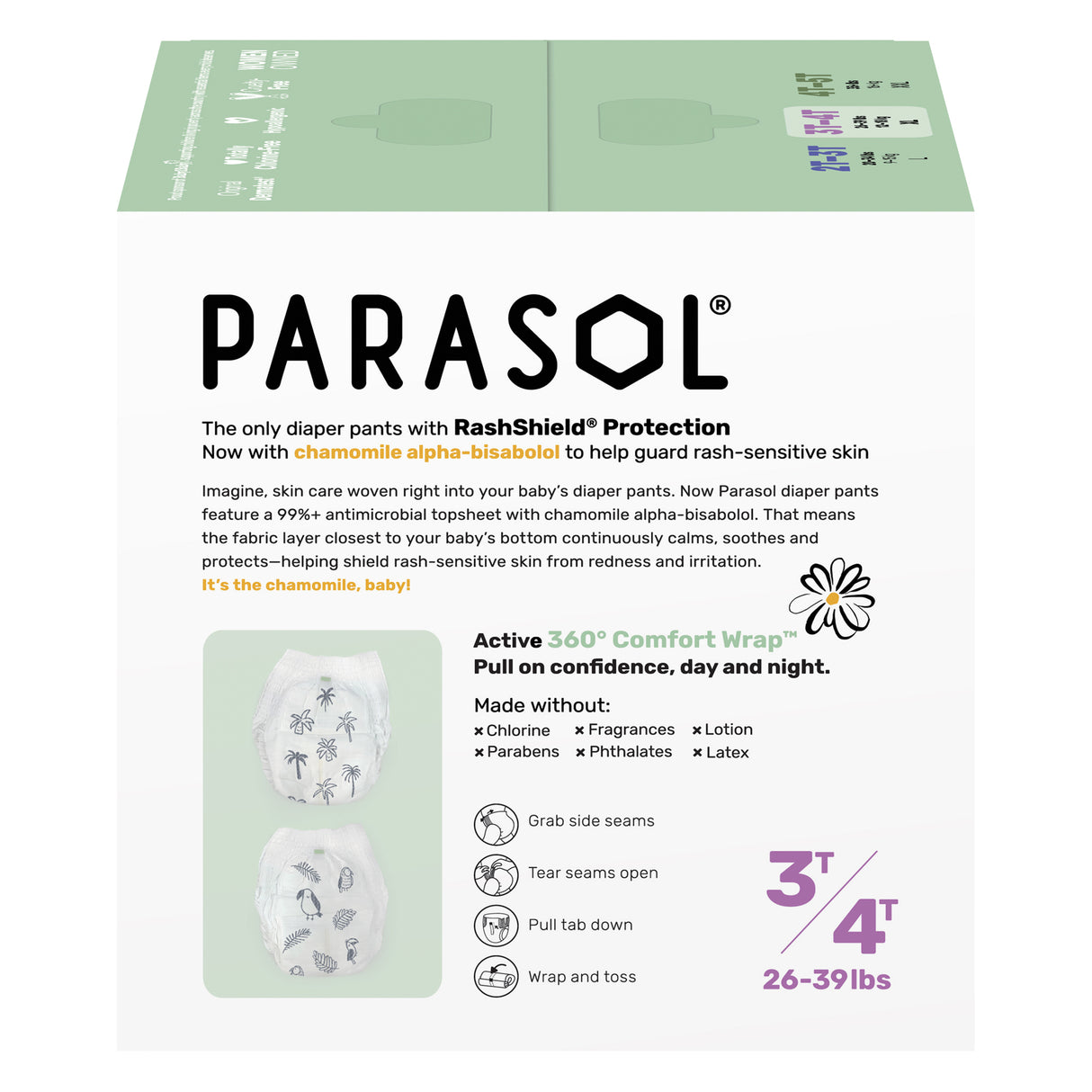 Parasol - Clear+Dry™ Natural Diaper Pants