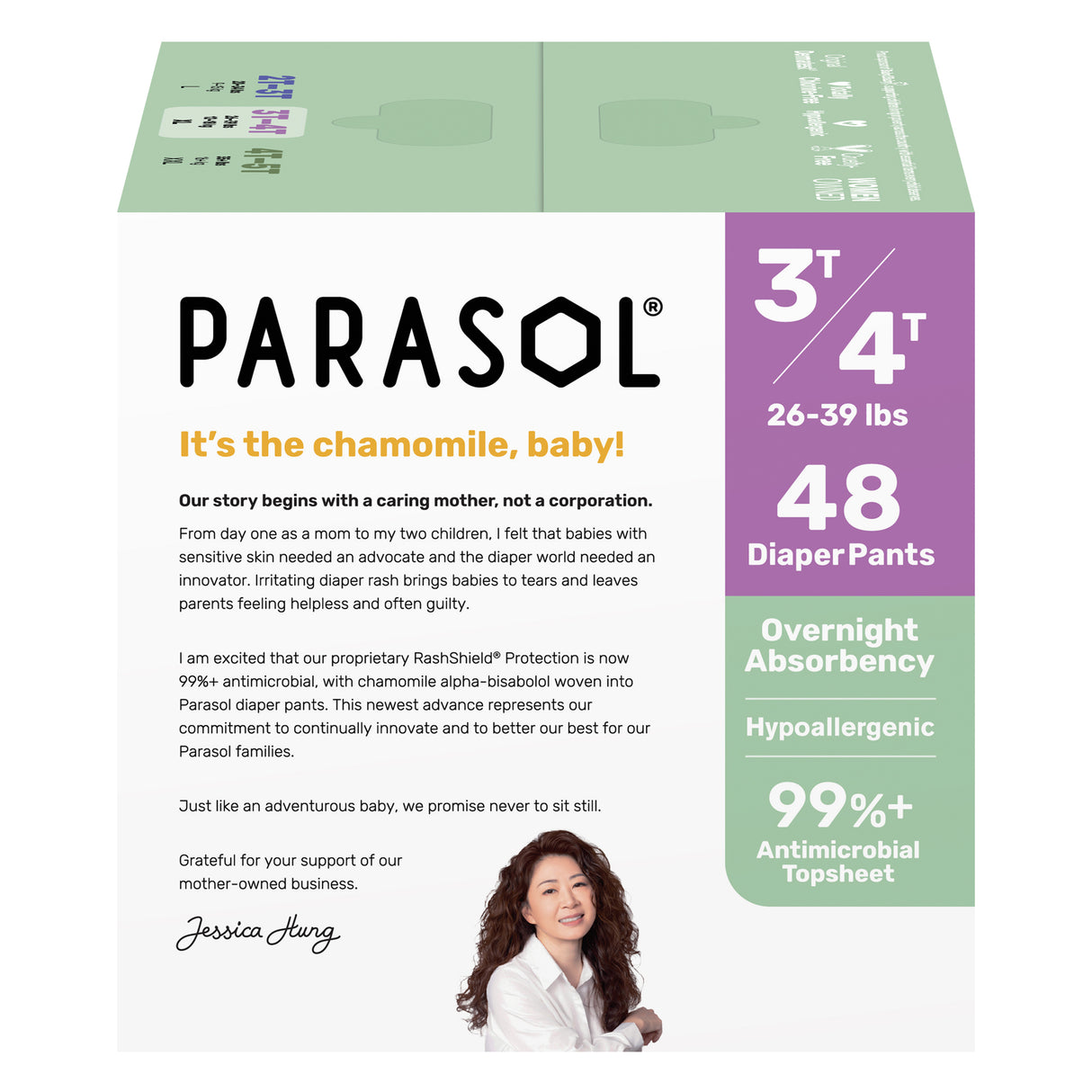 Parasol - Clear+Dry™ Natural Diaper Pants