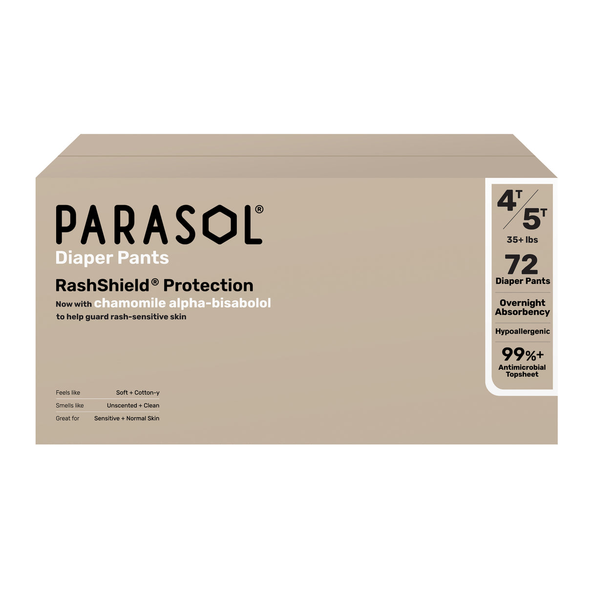 Parasol - Clear+Dry™ Natural Diaper Pants Size 6/XXL - 36x2pcs
